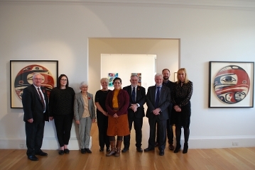 Canadian Consul visits West Lothian Icon