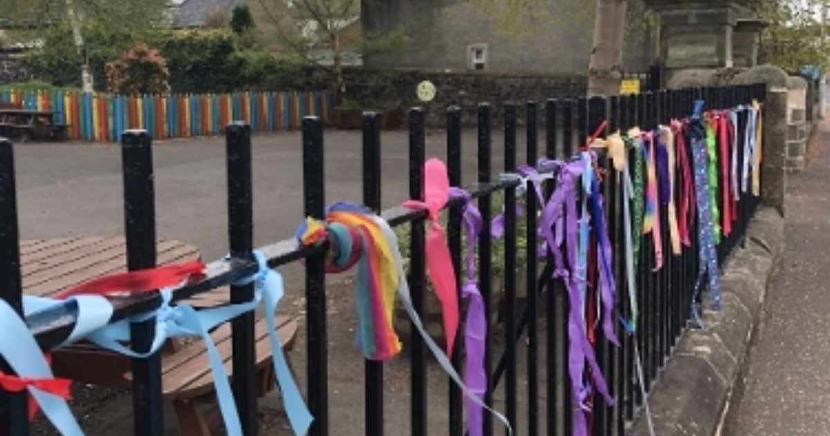 Colourful show of support for school staff - West Lothian News