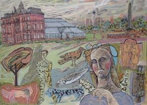 Take a virtual tour of striking new art exhibition at Linlithgow Burgh Halls Icon