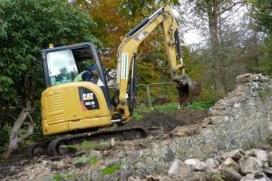 Historic wall restoration project ongoing Icon