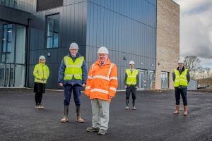 Councillors and council staff at new Winchburgh Academy