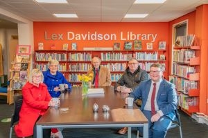 Family welcomed to Lex Davidson Library