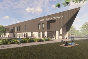 Artist's impression of the new East Calder Primary