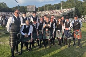 Trophy success for West Lothian Schools Pipe Band Icon