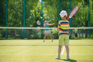 Tennis Stock pic of kids playing tennis