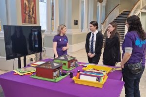 Inveralmond pupils at STEM Careers Fair in National Museum, Edinburgh.