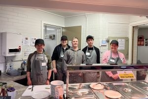 Volunteers at the Barn