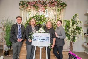 Whitburn florist Flora Bunda show their support for Small Business Saturday 2023