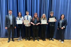 Young musicians and staff from Inveralmond Community High School in Livingston