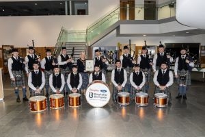 West Lothian pipe bands honoured Icon