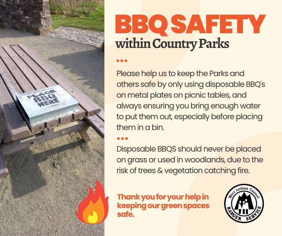 BBQ safety within country parks  Icon