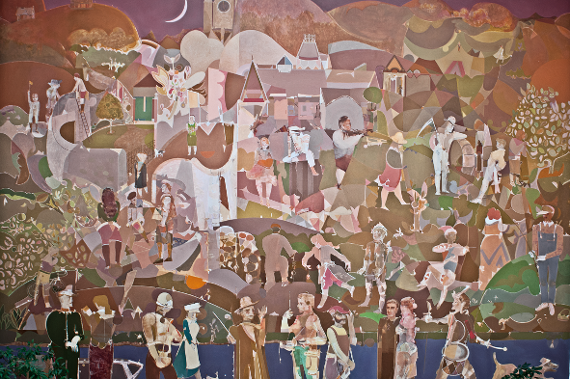 Listed status sought for Low Port Centre mural 