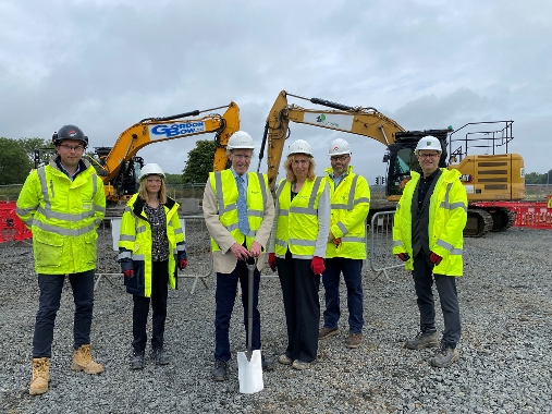 Construction underway at the new Hawkhill Primary School
