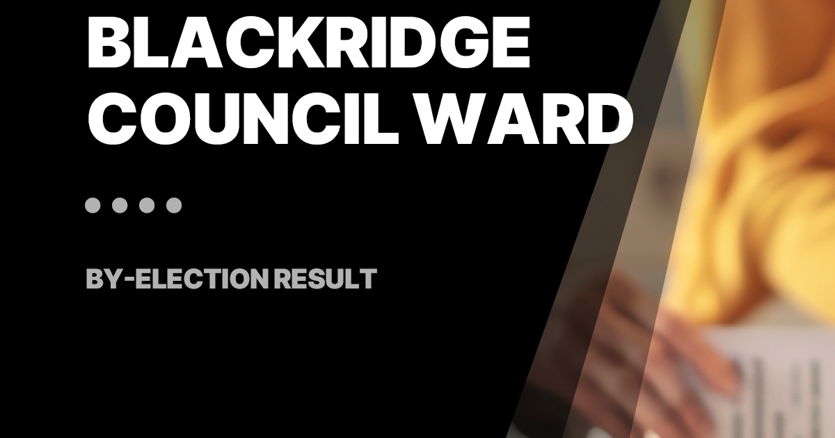 Armadale and Blackridge by election results West Lothian News