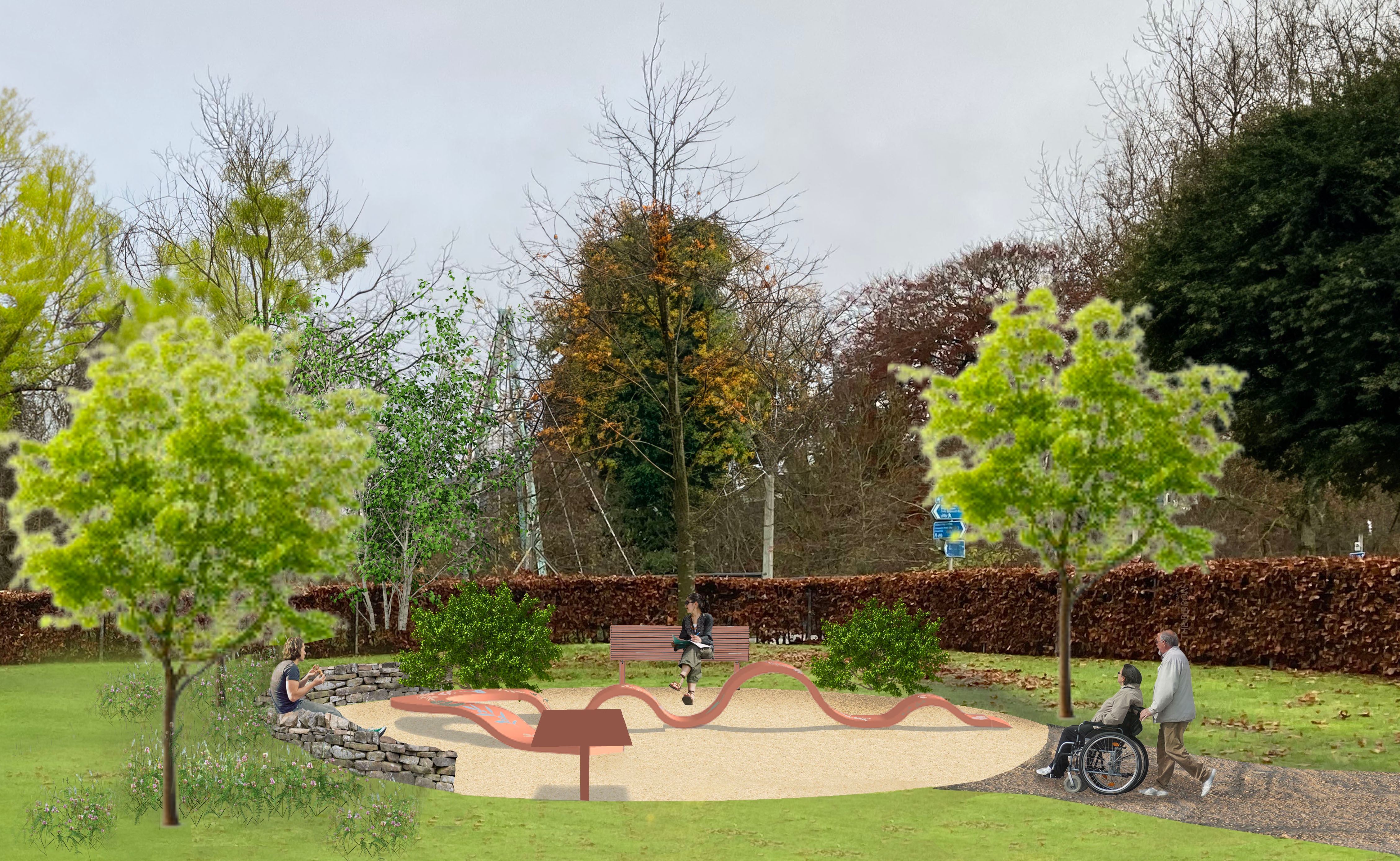 Work on West Lothian covid memorial begins Icon