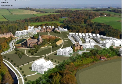 Artist impression of Bangour development