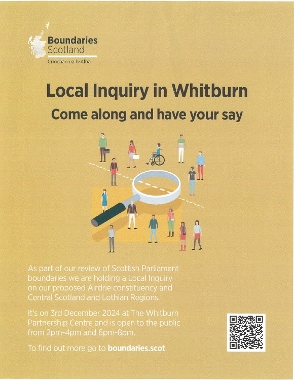 Boundaries Scotland host Whitburn local inquiry Icon