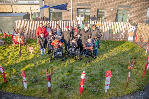 Unpaid Work team spread festive cheer