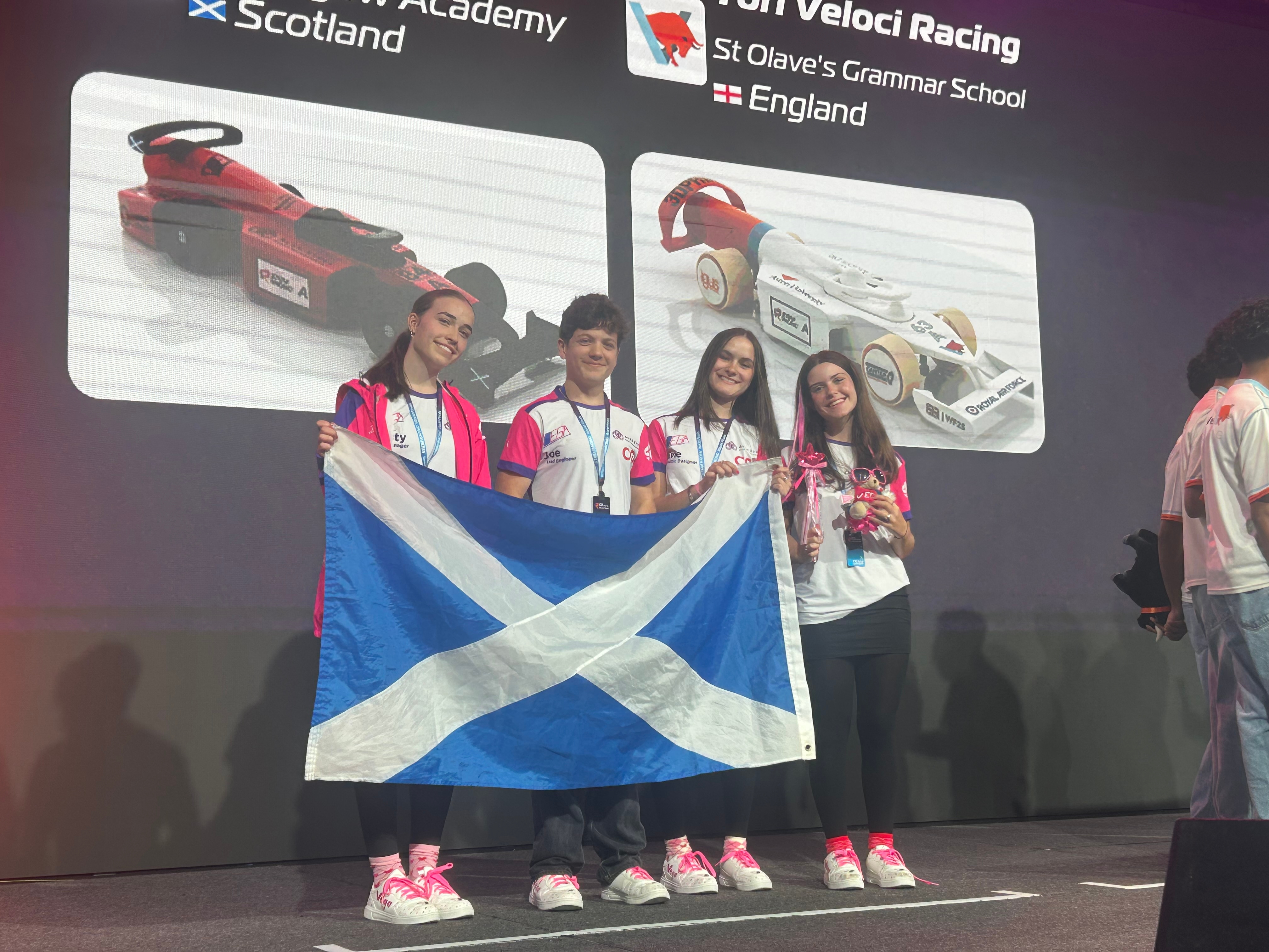 West Lothian team race to top prize at STEM racing challenge Icon