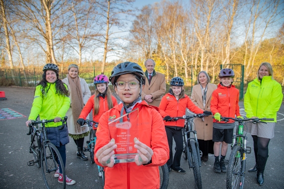 West Lothian Primary named Bikeability Scotland's 'School of the Year'