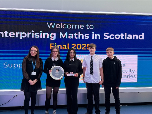 Sum result for West Lothian school at national maths challenge
