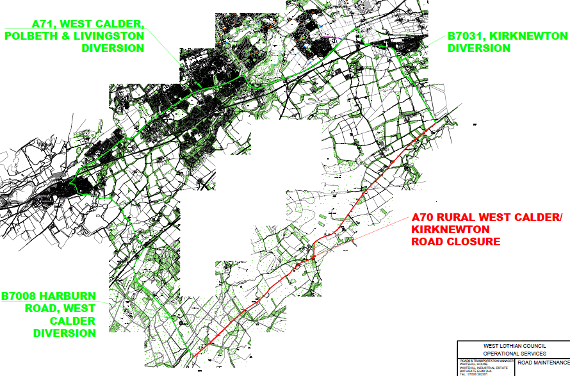 Part of A70 to close for improvement works
